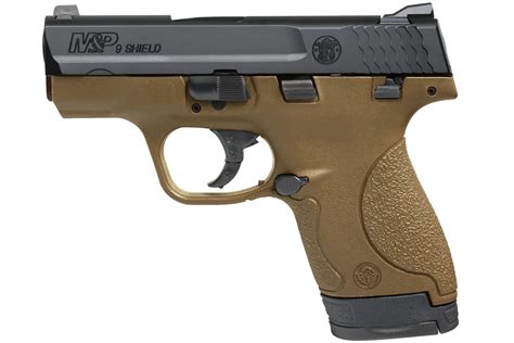 Smith & Wesson M&P9 Shield 9mm Flat Dark Earth (FDE) with Thumb Safety | Sportsman's Outdoor ...