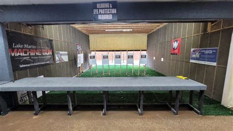 Private Outdoor Shooting Range - Lake Martin Machine Gun