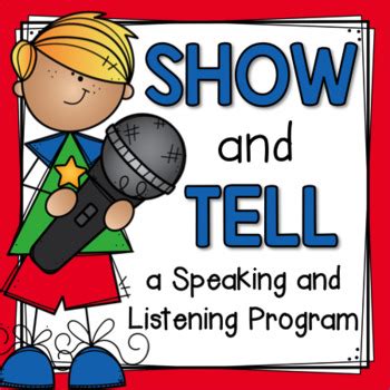 Show and Tell {a Speaking and Listening Program} by A Teeny Tiny Teacher