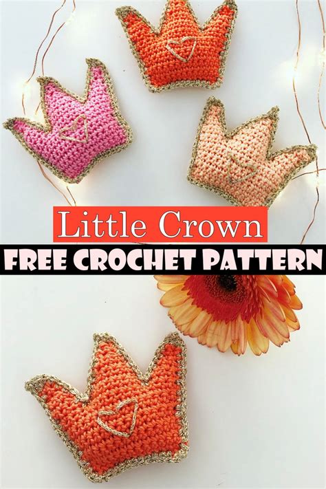 17 Crochet Crown Patterns For Kids - DIYsCraftsy