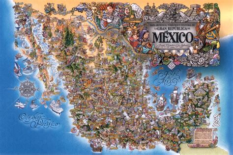 Mapa Artístico, Turístico y Cultural de México