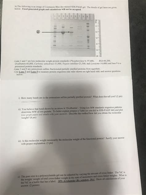 Solved b) The following is an image of Coomassie Blue dye | Chegg.com
