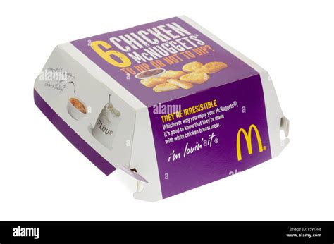 Mcdonald's Chicken Nuggets Box Printable