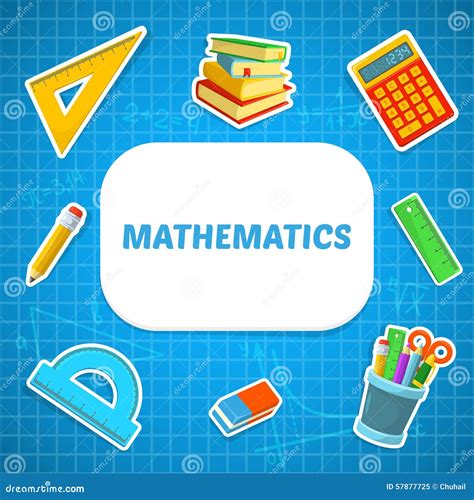 Math Backdrop Stock Vector - Image: 57877725