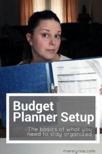 Our Budget Planner and Setup - Meredith Rines