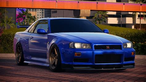 Nissan Skyline GT R V Spec Nissan Skyline R34 Retro Car 4K Need For Speed Heat Nissan Street ...