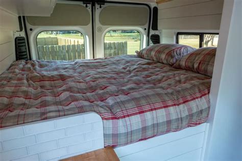 How To Build A Bed In A Cargo Van - Camper Van Traveler