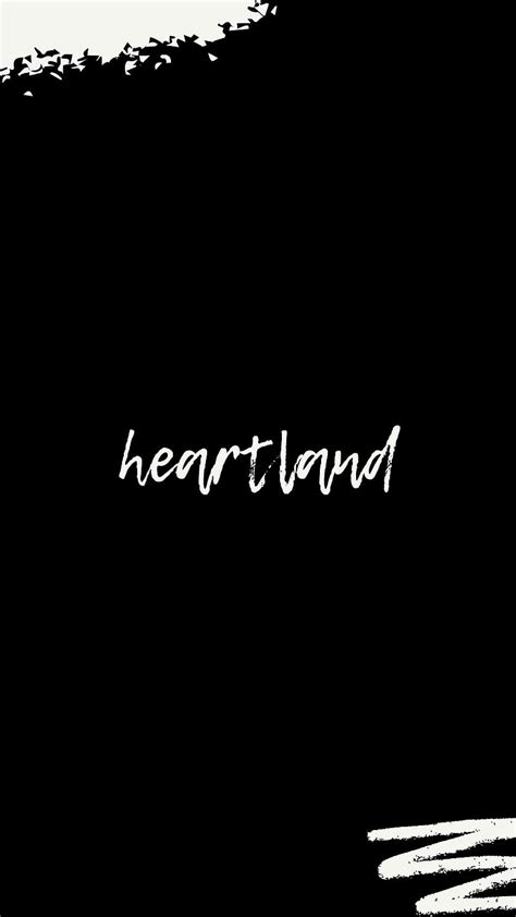 Heartland, word, inscription, bw, HD phone wallpaper | Peakpx