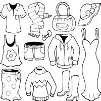 Summer Clothes Coloring Pages Coloring Pages