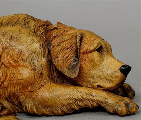 black forest wood carving for sale | Dog sculpture, Animal sculptures, Bernard dog