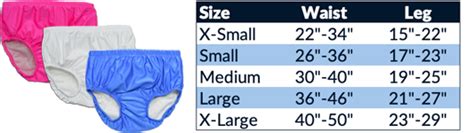 Adult Diapers Sizing Guide | iDiaper.com