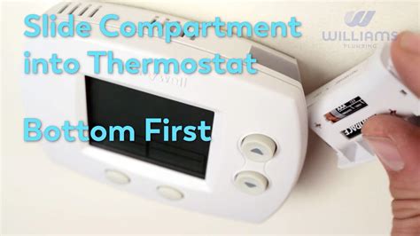 How to Change the Battery in a Honeywell Thermostat - Williams Plumbing