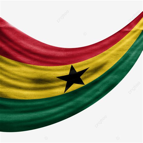 Ghana Flag Waving With Texture, Ghana, Africa, Flag PNG Transparent ...