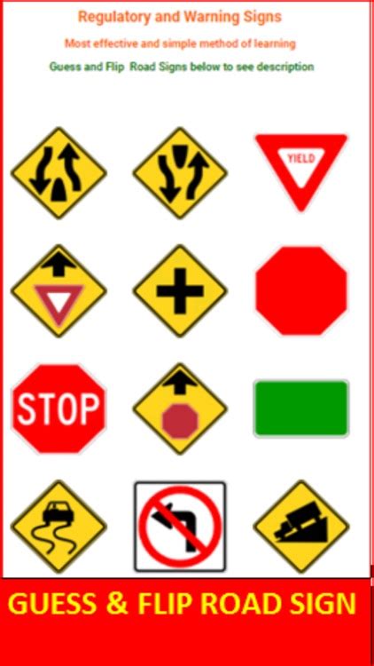 KS DMV Road Sign Flashcards by Abdullah Pasha