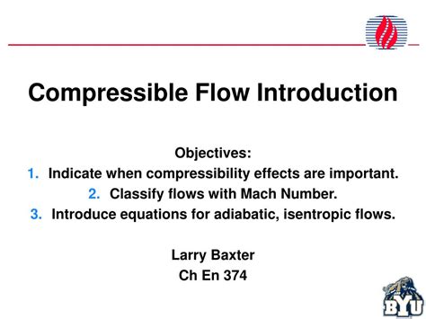 PPT - Compressible Flow Introduction PowerPoint Presentation, free download - ID:269724