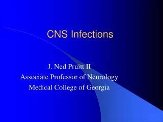 PPT - CNS INFECTIONS PowerPoint Presentation, free download - ID:2398688