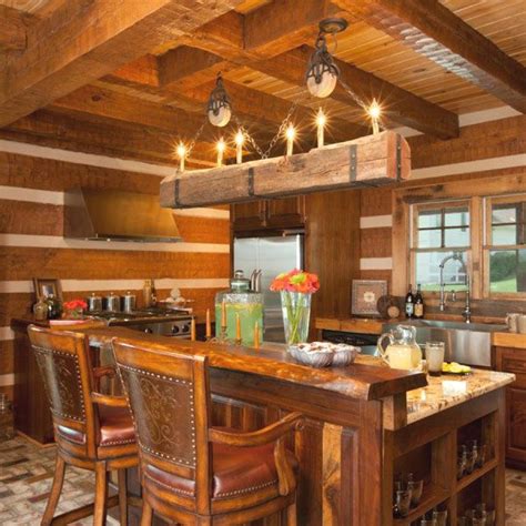 Beautiful Rustic Light Fixture Ideas To Update The Kitchen In A Cabin ...