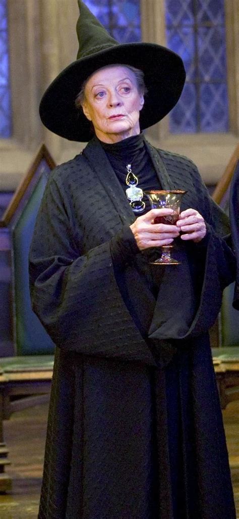 Maggie Smith, Professor Minerva McGonagall, "Harry Potter" series, 2001-2011 | Harry potter ...