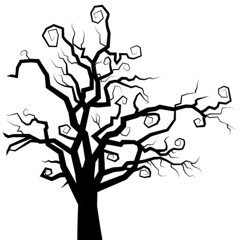 Spooky Tree Silhouette PNG Clipart Image | Gallery Yopriceville - High-Quality Images and ...