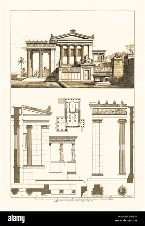 The Erechtheum at Athens Stock Photo - Alamy