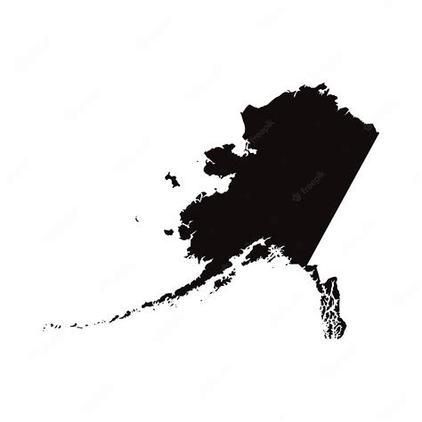 Premium Vector | Alaska vector country map