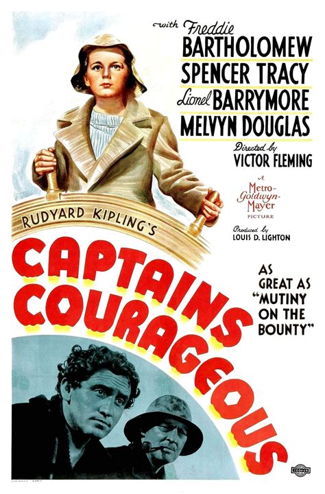 Captains Courageous | Victor fleming, Classic movie posters, Disney movie posters