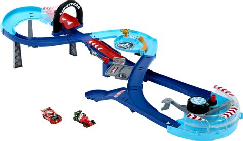 Buy Mattel Disney and Pixar Cars Playset with 2 Toy Cars, Lightning ...