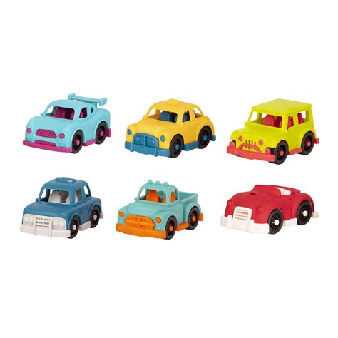 Happy Cruisers - Mini Vehicles | 6 Toy Cars | B. toys