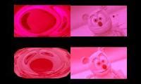 Gummy Bear Song HD (Four Pink & Red Versions at Once) - Youtube Multiplier