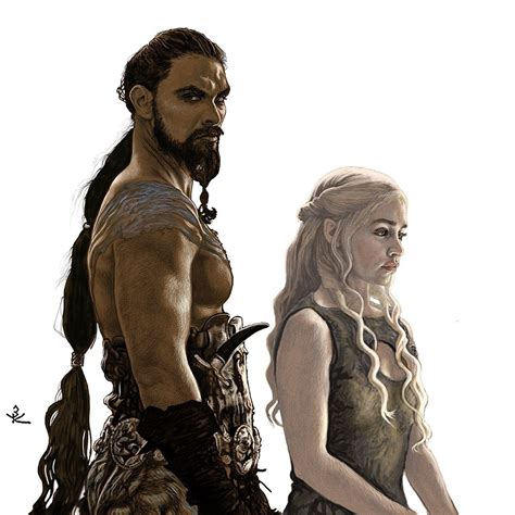 Pin by Mirkuzi on Игра престолов | Khal drogo, Targaryen art, Daenerys targaryen art