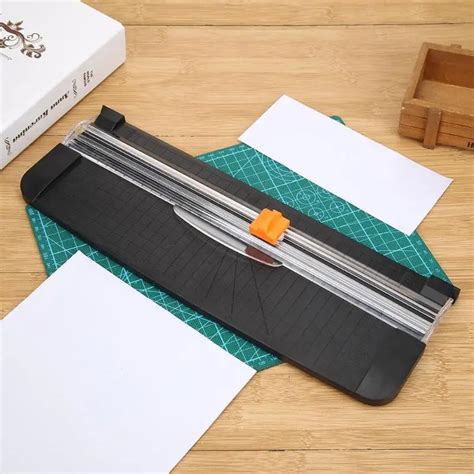 Portable A4 Paper Trimmer Cutters Guillotine Ruler Paper Trimmers for Photo Office Paper Labels ...