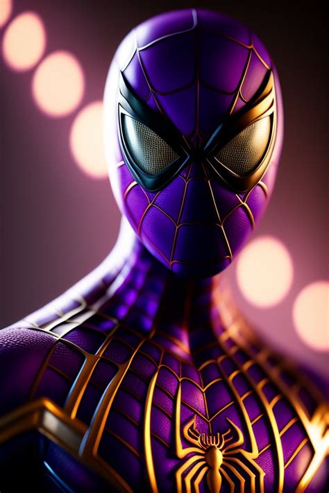 Purple gold Spiderman | Gold spiderman, Amazing spiderman movie, Marvel ...