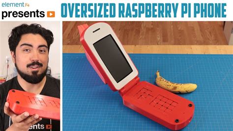 PiPhone++ The Giant Raspberry Pi Flip Phone #piday #raspberrypi ...