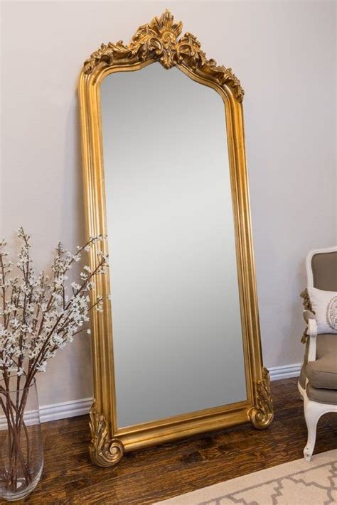10 Elegant French Vintage Style Mirrors | Gold floor mirror, Vintage style mirror, Mirror wall decor