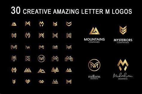 30 Creative Letter M logos | Handwritten logo design, Letter m logo ...