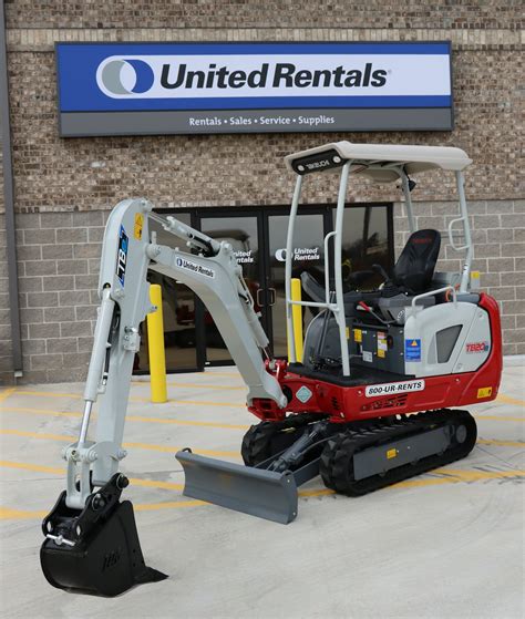 Takeuchi's new TB20e electric excavator debuts at United Rentals | Equipment World