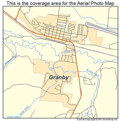 Aerial Photography Map of Granby, CO Colorado