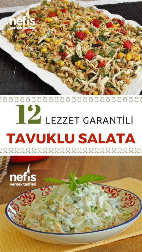 12 Değişik Tavuklu Salata Tarifi – Kolay, Doyurucu ve Çok Lezzetli ...