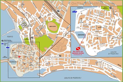 Pozzuoli tourist map - Ontheworldmap.com