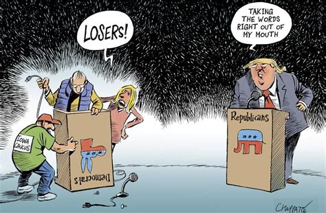 The 2020 election has started | Globecartoon - Political Cartoons - Patrick Chappatte