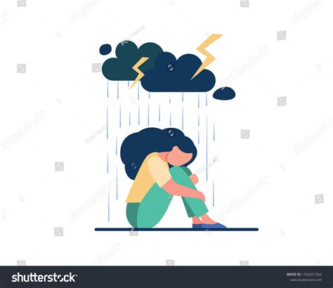 11,934 Sad Girl Rain Images, Stock Photos & Vectors | Shutterstock