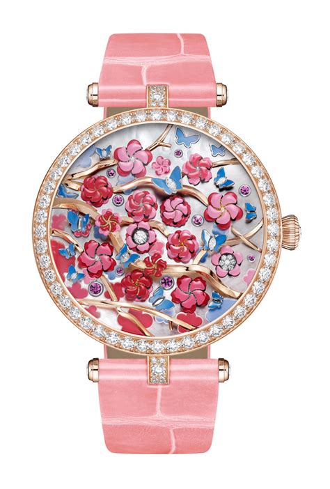 Van Cleef & Arpels Lady Arpels Heures Florales Cerisier Watch – The Watch Pages