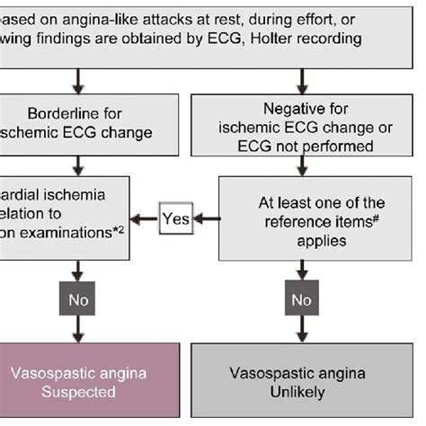 Diagnostic algorithm of vasospastic angina (coronary spastic angina ...