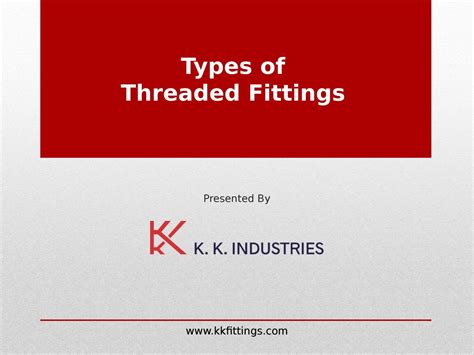 Types of Threaded Fittings by kkpipefittings - Issuu