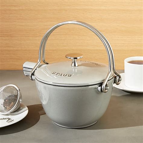 Staub ® Grey Tea Kettle | Crate and Barrel