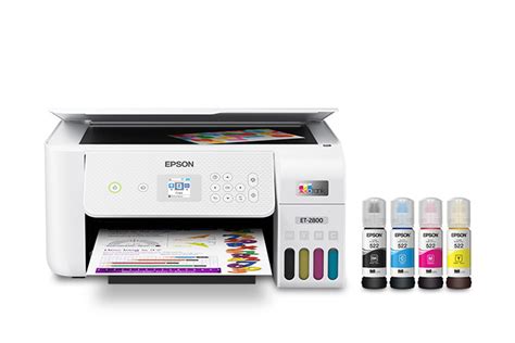 C11CJ66202 | EcoTank ET-2800 Wireless Colour All-in-One Cartridge-Free Supertank Printer with ...