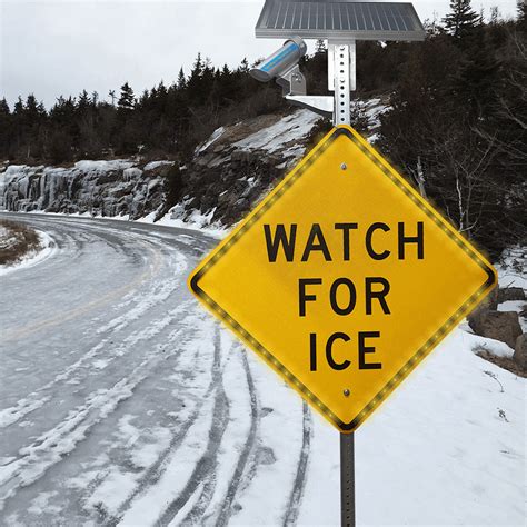 Ice Warning System - National Barricade And Sign