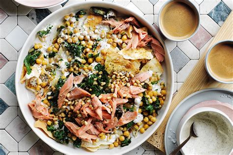 Silverbeet fatteh with sumac yoghurt and chickpeas - NEWS20CLICK