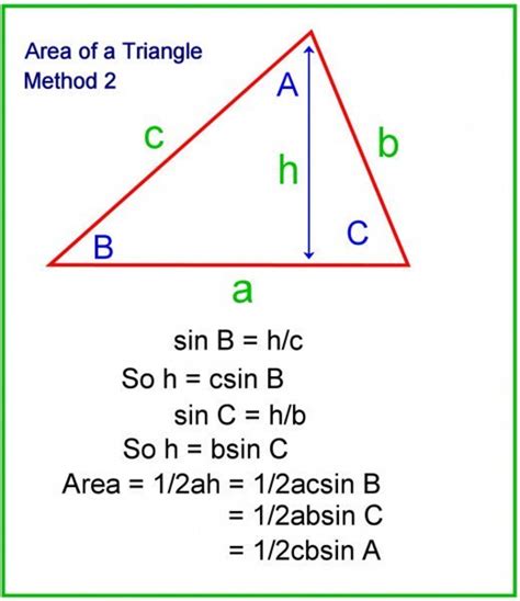 Triangle Dimension Formula