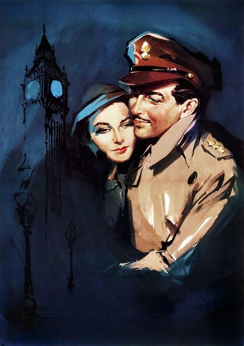 ''Waterloo Bridge'', 1940, movie poster painting by Silvano Campeggi Painting by Stars on Art ...